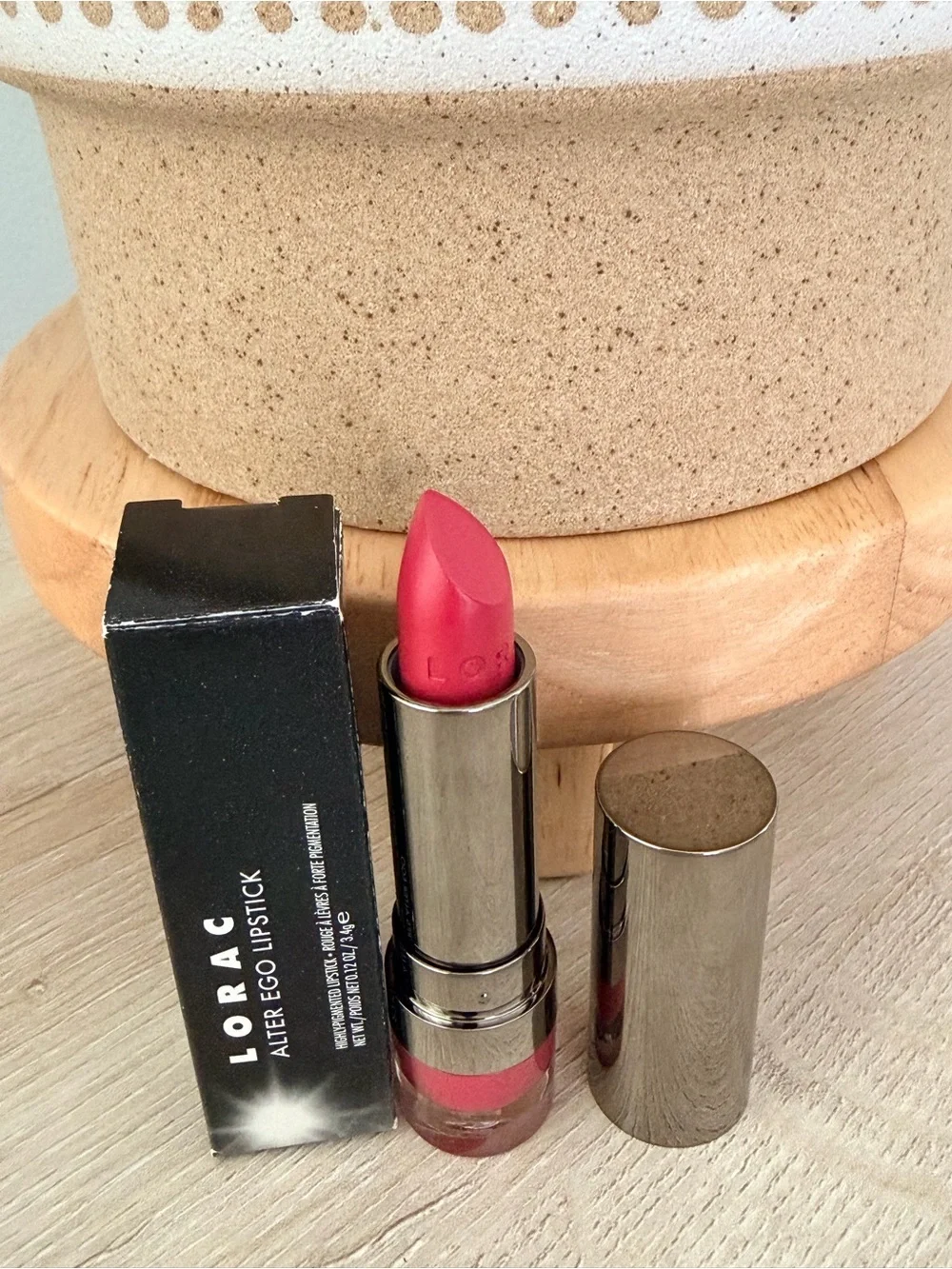 LORAC Satin Matte Lipstick - Shade: Seductress/Pink